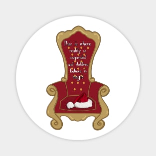 Santa's chair variant Magnet